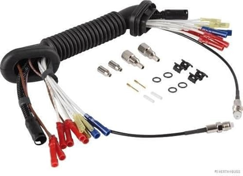 HERTH+BUSS ELPARTS 51277378 Reparatursatz Kabelbaum Heckklappe mit Quetschverbinder mit Waschwasserleitung mit Antennenkabel mit Faltenbalg Kompatibel mit VW Polo Schrägheck 6R1, 6C1 RepCab