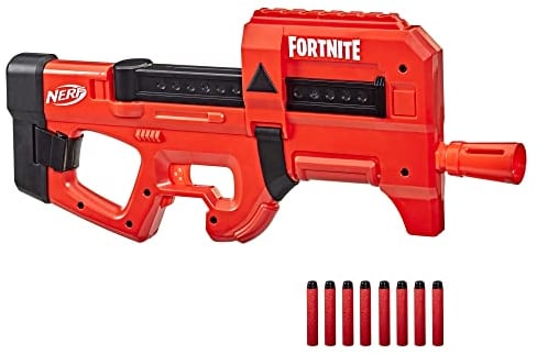 NERF Fortnite Compact SMG Motorized Dart Blaster, Ultra Wrap Design, 8-Dart Internal Clip, Includes 8 Official Elite Foam Darts, Mehrfarbig