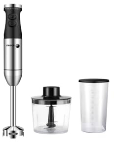Mixeur Electrique FAGOR FG531 Set plongeant - 800W - Lame en acier - 5 vitesses + Turbo - Mini Hachoir 500ml