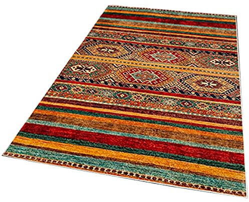 Peruanischer Teppich aus mehrfarbigem Polyester, 60 x 100 cm, Modell Peruanisch
