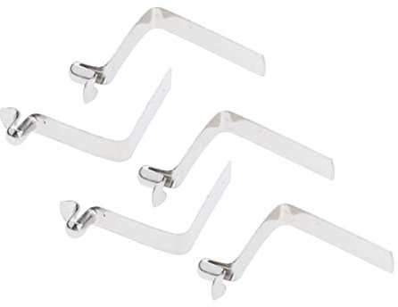 Folpus 5 Stücke Paddelfederclips Zeltstangenclips Druckknopffeder Verriegelungsrohrstift, 5MM