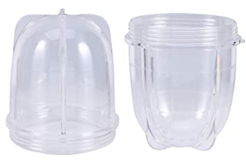 2 piezas de repuesto de vaso de exprimidor de plástico, repuesto de vaso de licuadora, piezas de repuesto para batidora, vaso transparente para exprimidor(M)