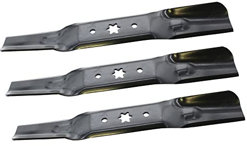SECURA Jeu de lames (éjection) compatible avec Cub Cadet XT3 QS127 14BIA5CQ603 Tracteur de pelouse