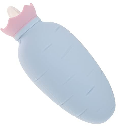 Healeved 1 Jeu Sac D'injection D'eau En Silicone Chauffe-eau Eau Chaude En Caoutchouc Sac Chauffe Main Bouillotte Confortable Menstruel Gel De Silice Coussin Chauffant Violet Micro-ondable