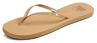 Reef Bliss Nights Damen Flip Flop Superleichtes und weiches Fußbett Dünner Riemen Strandsandalen, Natürliches Lack., 10