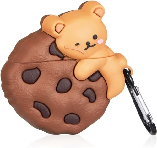 Schutzhülle für AirPods Pro, niedlich, ästhetisch, Cartoon, Anime, lustig, Kawaii, Air Pods Pro, 2. Generation, Silikon, mit Schlüsselanhänger, für Damen, Mädchen, Teenager, schützend