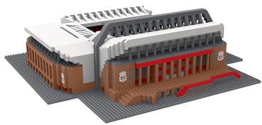 FOCO Offizielles Lizenzprodukt Liverpool FC New Anfield BRXLZ-Steine 3D-Fußballstadion BAU-Set
