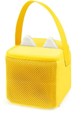 Gaga city Tasche kompatibel mit Tigerbox, Schutzhülle kompatibel mit Tigermedia Tigerbox, Tragetasche für Tiger Karten, Gelb