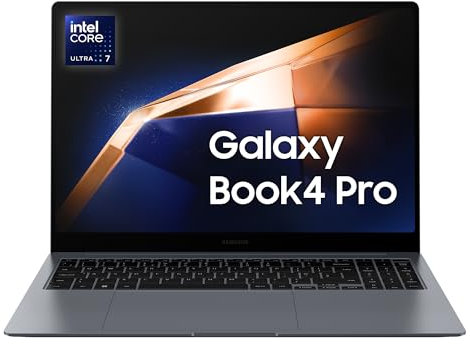 Samsung Galaxy Book4 Pro, Intel® Core™ Ultra 7 Processor, 16GB RAM, 1TB, Laptop 16 Dynamic AMOLED 2X touch, Windows 11 Home, Moonstone Gray [Versione Italiana]