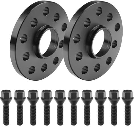 SCC Spurverbreiterungen Spurplatten 2x10mm 5x120-5x- 12124W-ABE-1 kompatibel mit Bmw 3 5 X1