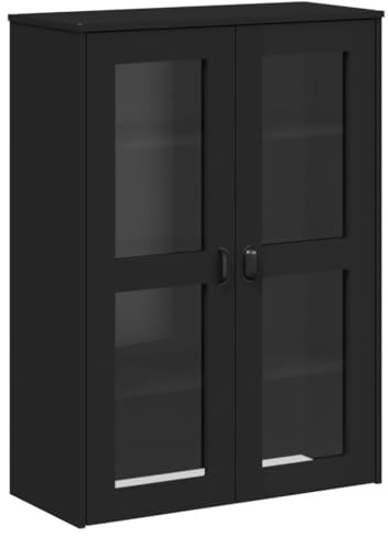 vidaXL Aufsatz für Highboard VIKEN Schwarz Holzwerkstoff