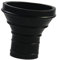 F Fityle Ventouse de Balle de Golf, Attrape-Balle de Golf, Outil d'aide à l'entraînement en Caoutchouc pour, Gadget de Putter de Golf, Ventouse de, Noir