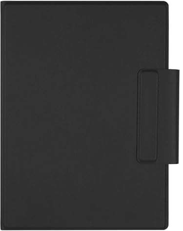 BOZHUORUI Étui magnétique pour liseuse Onyx Boox Tab Mini C 7,8 - Ultra fin et léger - Cuir PU - Avec fonction veille/réveil automatique - Noir