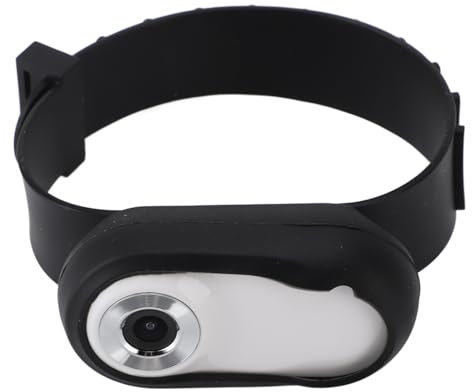 Pet Collar Camera, Cat Dog Tracker Collar with 0.96 Inch LCD Display, 6 Layer Optical Glass Lens, 170° Wide Angle, Support Video and Photo