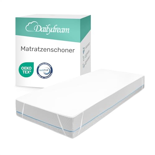 Dailydream Matratzenschoner wasserdicht, Matratzenschutz, atmungsaktiv, 140x200cm, Weiß