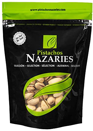 Pistacchi coltivati in Spagna, tostati e salati, SENZA SALE. 4x250 grammi