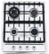4 Burners Kitchen Built-In Gas Hob Cooker Stainless Steel Stove Top Cooktop Cooking Ng Lpg Built In Four Burner Silver 4-Burners for domestic or commercial cooking in homes or restaurants 59×51cm