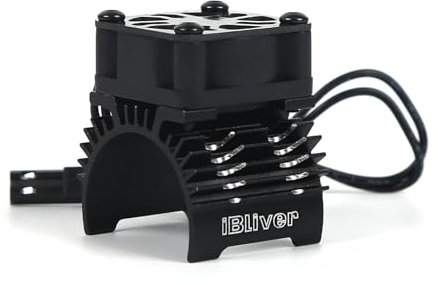iBlivers RC Cooling Fan 8.4V 32000RPM Alluminum RC Car Motor Fan with Heatsink for Diameter 28/29mm Motor RC Car 1/8 1/10 1/12 1/14 1/16