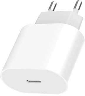 Adaptador de Corriente de Carga Rápida de 20W USB-C Compatible para iPhone 16/16 Plus/16 Pro/16 Pro MAX,15/15 Pro/15Pro MAX 14 13 12 SE, AirPods iPad, Samsung Galaxy y Dispositivos con Cable Tipo C.