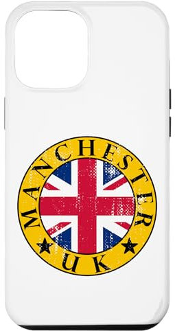 iPhone 12 Pro Max Manchester UK Flag, Great Britain Flag, UK Travel Manchester Case