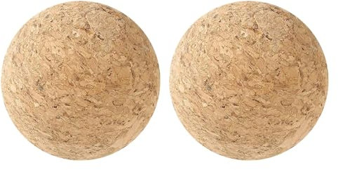 2PCS Wine Cork Ball Wooden Cork Bottle Stopper for Wine Glass Decanter,60mm Cork Stopper Replacement Wine Carafe Bottle Replacement Stopper for Christmas Holiday Party Supply