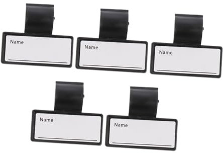 CHILDWEET Namensschilder Kartenclip 5er Set Tube Tag Identifikation Namensschild