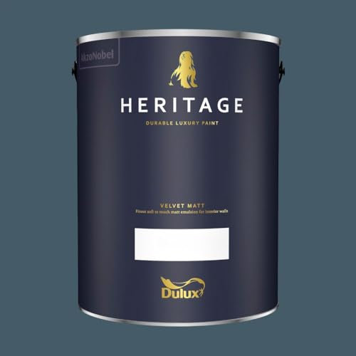 DULUX TRADE HERITAGE MATT MIDNIGHT TEAL 5L