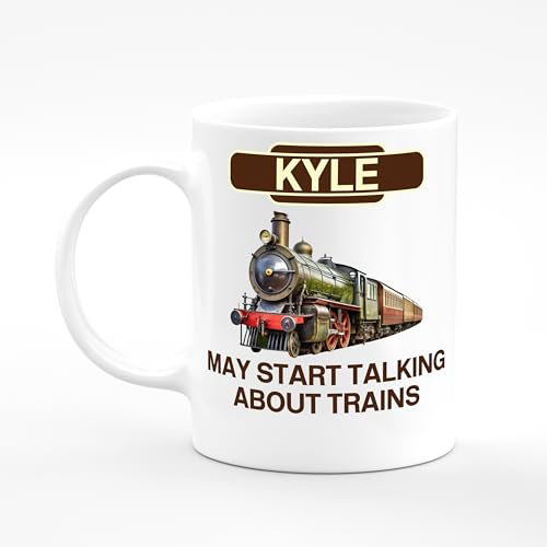 Amelia Gould Apparel Kyle Trains May Start Talking About Mug Gift 11oz Ceramic Coffee Tea Cup