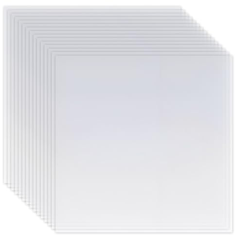 Mylarfolie Schablonenfolie, 15 STK Kunststoff Mylarfolie Stencil Papier Schablone mylarfolien Material Schablonen 20.8 x 20.8cm