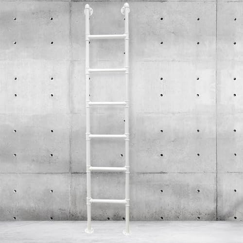 WQPMNYG Heavy Duty Metal Loft Ladder for High Beds 100 300cm Basement Egress & Fire Escape Ladder Multifunctional Safety Climbing Ladders for Home RV and Outdoor Use (131cm/52in)