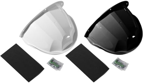 Pack of 2 Outdoor Camera Protective Cover, Outdoor Camera Protective Canopy, Protective Roof for Security Camera, for Cameras Dome Bullet
