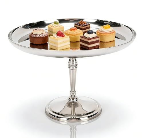 Cyrank Coupes à dessert en acier inoxydable, coupes à glace, bol de service rond en métal pour desserts et fêtes.