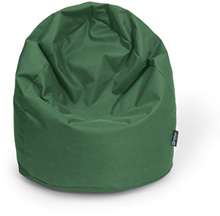 BuBiBag Sitzsack Bodensessel Kinder Outdoor, Dunkelgrün XL