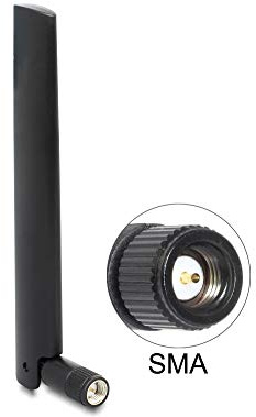DeLock Antenne NB-IoT 900 MHz SMA Stecker 3 dBi Omni Gelenk Schwarz