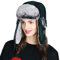 FANCET Unisex warme Fliegermütze Winter weiche Trappermütze mit Kunstfell Winddicht Grün M/L