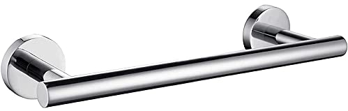 Melairy Barre porte-serviettes murale en acier inoxydable SUS 304 - 30 cm - Pour salle de bain et cuisine - Surface chromée