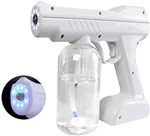 JIXIN Rociador Eléctrico Portátil, Atomizador ULV con Pistola Rociadora De Vapor Nano De Luz Azul, Adecuado para Automóvil, Escuela, Hospital