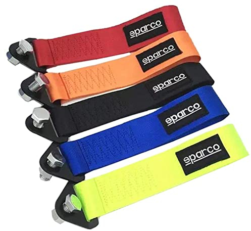 XYDZ 5PCS Cinghia di Traino Gancio Universale di Emergenza Rimorchio per Veicolo Corda per Tracolla Corda di Traino in Auto Universale Resistente Corda Paraurti Anteriore e Posteriore 5 Colori