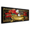 Kunstgestalten24 Leinwandbild Dagobert Duck Dollar Work Hard Pop Art Style Wandbild Kunstdruck Wohnraum Deko XXL