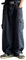 ORANDESIGNE Jeanshosen Herren Hose mit Weitem Bein Jeans Casual Relaxed Fit Jeanshose Denim Hosen Baggy Hip Hop Jeans Vintage Ausgestellte Jeans Straight Leg Streetwear B Schwarz XL