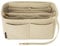 OPPOSHE Purse Organizer Insert for Handbags, Softened Felt Bag Insert Organizer for Tote, Handbag Organizer Compatible with LV, Coach, MK, Kate Spade, Goyard, Longchamp (Beige, Medium)