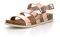 KICKERS Femme Alana Sandale Plate, Rose Or, 39 EU