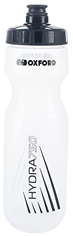 Oxford Hydra 750 Cycle Sports Drink Water Bottle BPA-Free, Clear