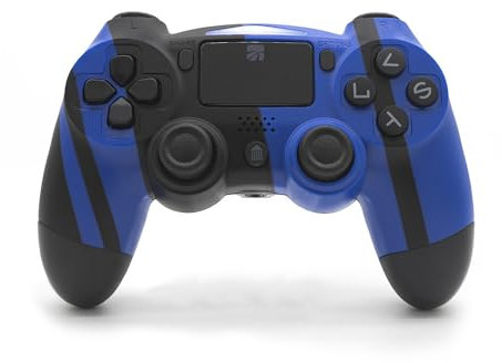 HARD Xtreme Controller Wireless BT BlackBlue, Joystick PS4 Senza Fili, Compatibile con PlayStation 4, Gamepad, Accessorio Play 4