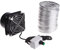 FackLOxc USB Powered Exhaust Fan - Adjustable Speed Ventilation Blower for Kitchen, Bathroom & Workshop | Window/Duct Extractor Fan for Toilet, Electronics Repair & Industrial Use