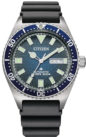 Citizen PROMASTER Mechanical Diver Herrenuhr, Blau, 41 mm, NY0129-07LC