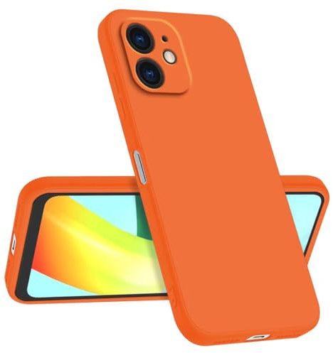 Longstong Handyhülle Kompatibel mit iPhone 11 (6.1), Stoßfest Personalisiert Schlank Minimalistisches Design - Orange