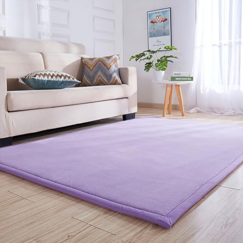 Single tree forest Coperta strisciante Tappeto Morbido per Bambini, Tappeto Camera da Letto Bambini, Tappeto del Soggiorno-Violet-120 * 150cm