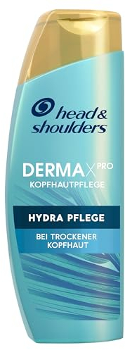 Head & Shoulders DermaXPro Pflegende Feuchtigkeit Anti-Schuppen-Shampoo 400ml mit Kokosöl und Ceramide-Komplex. 72H Feuchtigkeit für Trockene Kopfhaut