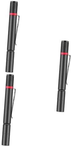 Gadpiparty 3stücke Mini Taschenlampe Mit Clip Wasserdichtes Einstellbares Highlight Licht Tragbare Lampe Für Outdoor-aktivitäten Ohne Batterie Für Unterwegs Und Einfach Zu Bedienen